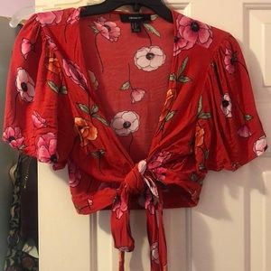 Floral Rap Around Blouse